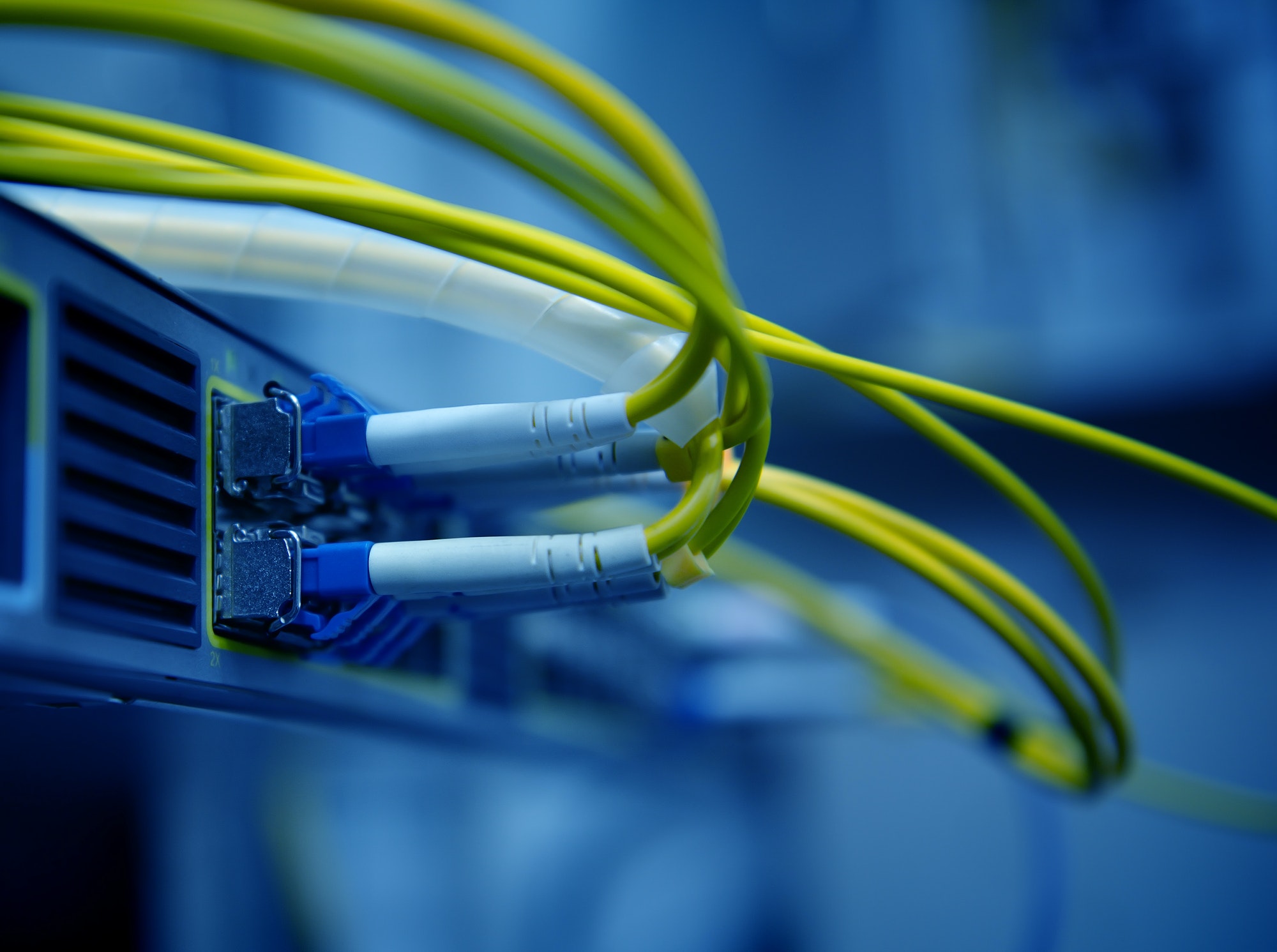 network optical fiber cables and hub